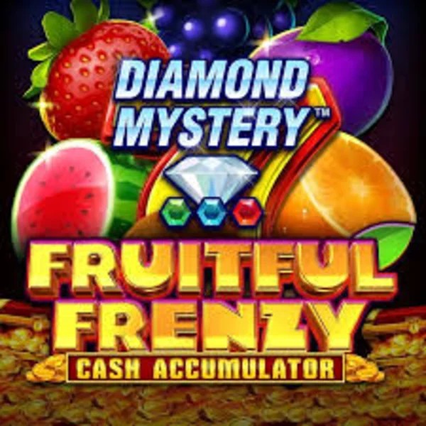 Diamond Mystery Fruitful Frenzy Cash Accumulator by Greentube, showcased at vegaskaszino.net – game logo