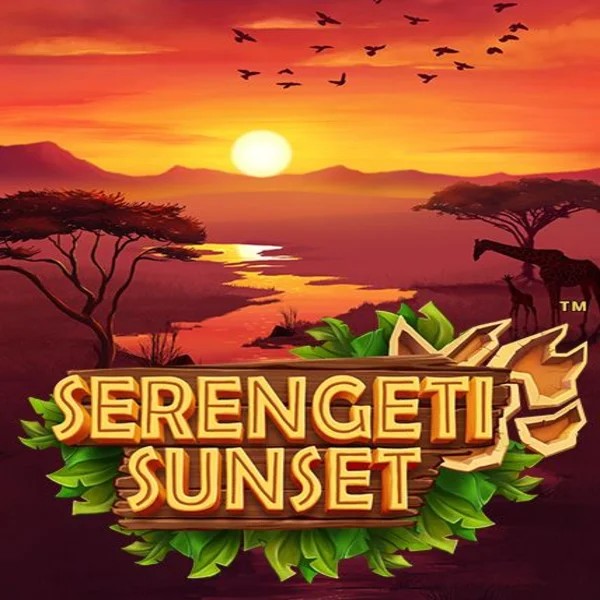 Serengeti Sunset by Skywind Group, showcased at vegaskaszino.net – game logo